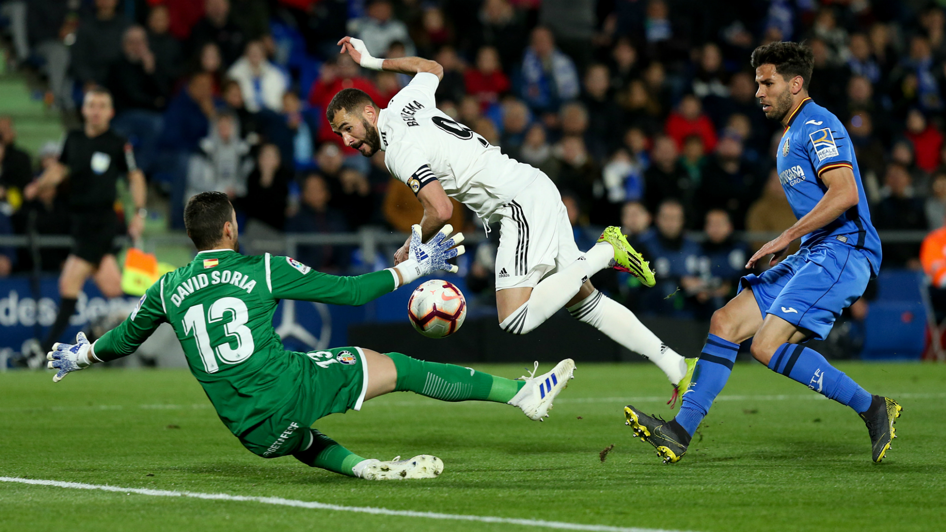 Getafe 0 Real Madrid 0: Zidane's men held by Champions League chasers